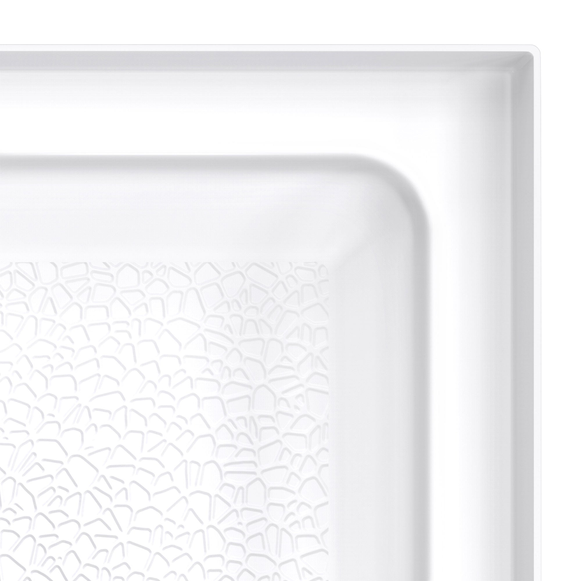 DreamLine DreamStone 32 inch D x 48 inch W x 5 1/2 inch H Center Drain Single Threshold Shower Base