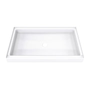 DreamLine DreamStone 34 inch D x 54 inch W x 5 1/2 inch H Center Drain Single Threshold Shower Base