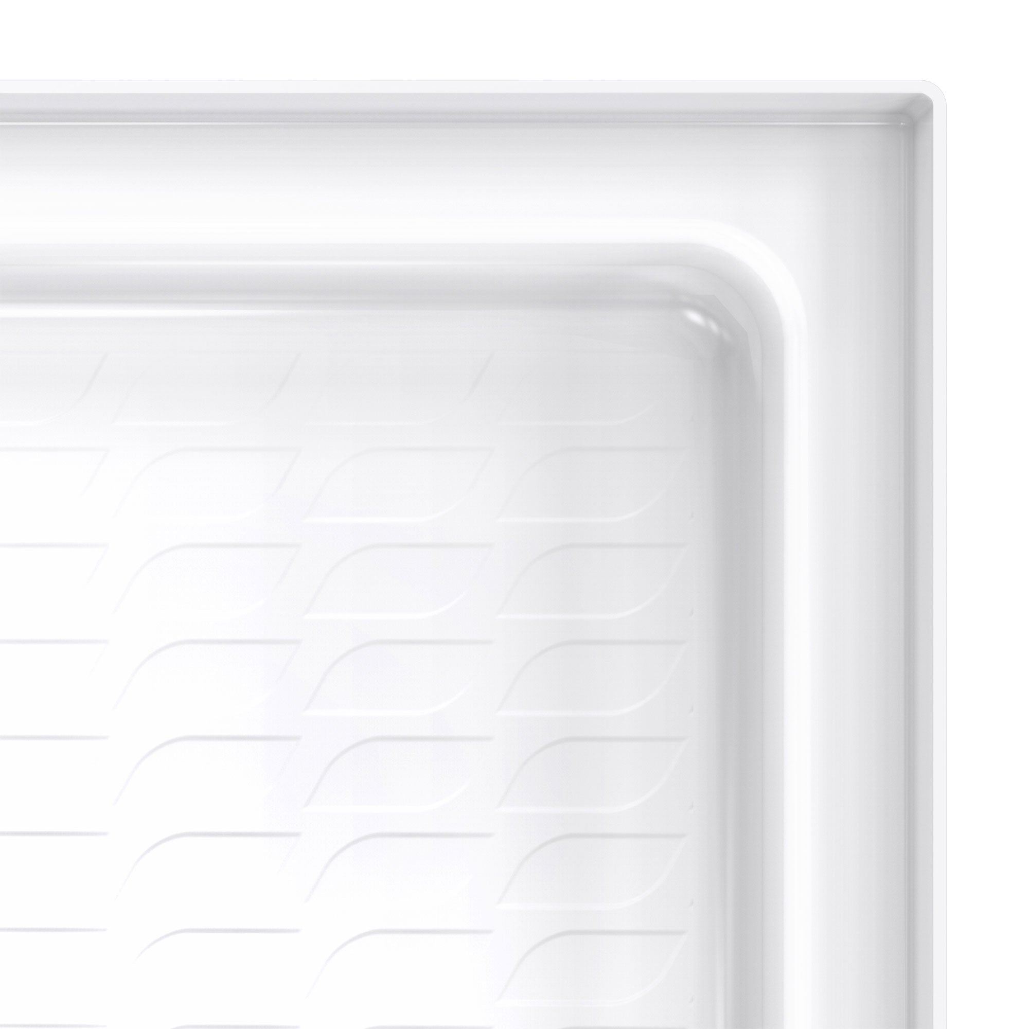 DreamLine DreamStone 30 inch D x 60 inch W x 4 3/16 inch H Drain Single Threshold Shower Base