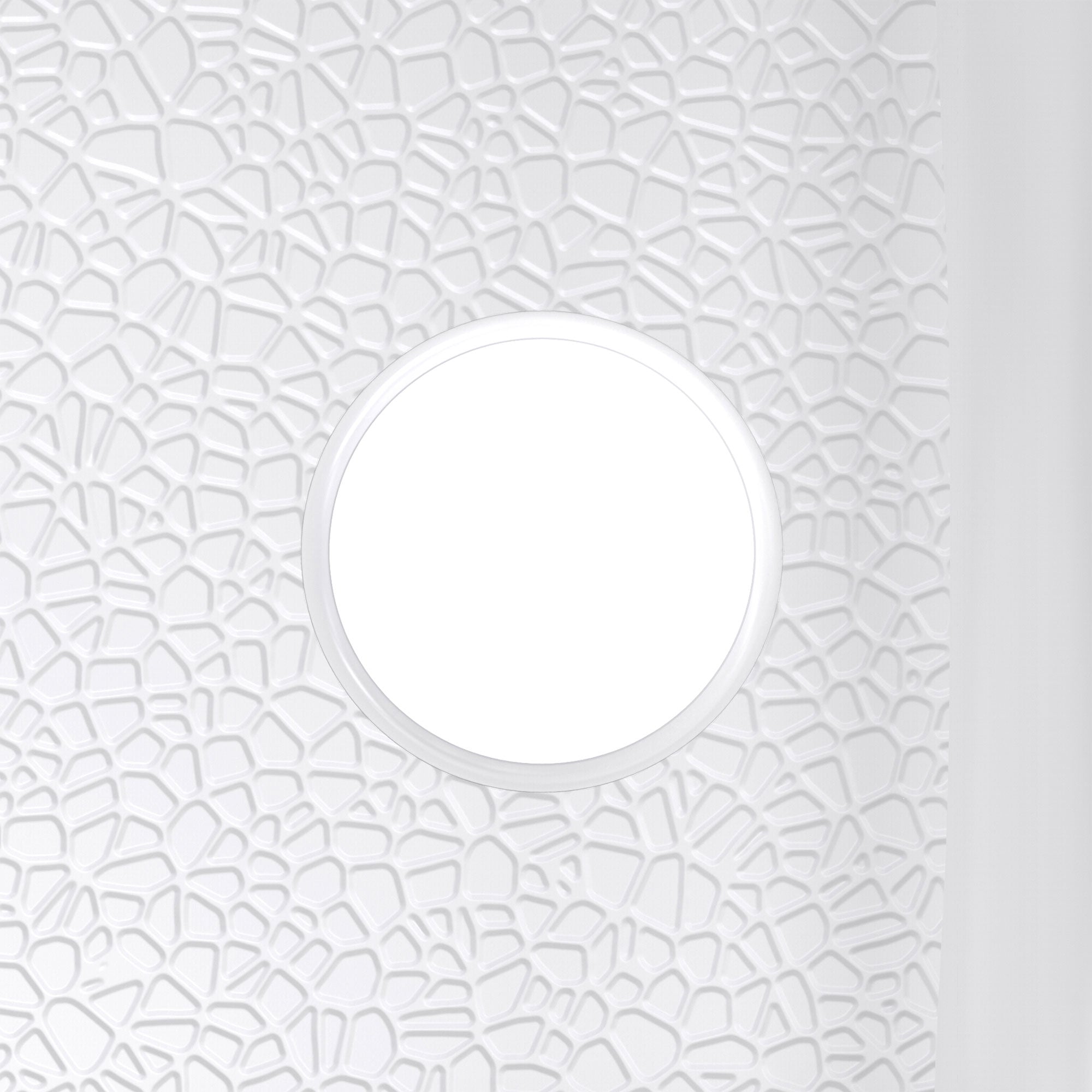 DreamLine DreamStone 32 inch D x 60 inch W Right Drain Shower Base and Traditional Subway Wall Kit