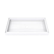 DreamLine DreamStone 32 inch D x 60 inch W x 5 1/2 inch H Center Drain Single Threshold Shower Base