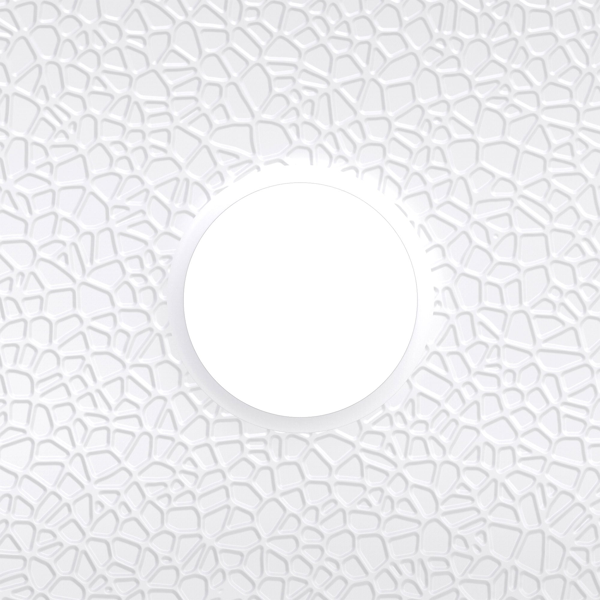 DreamLine DreamStone 34 inch D x 60 inch W x 5 1/2 inch H Center Drain Single Threshold Shower Base in White