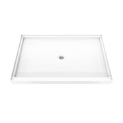 DreamLine DreamStone 42 inch D x 60 inch W x 4 inch H Center Drain Single Threshold Shower Base