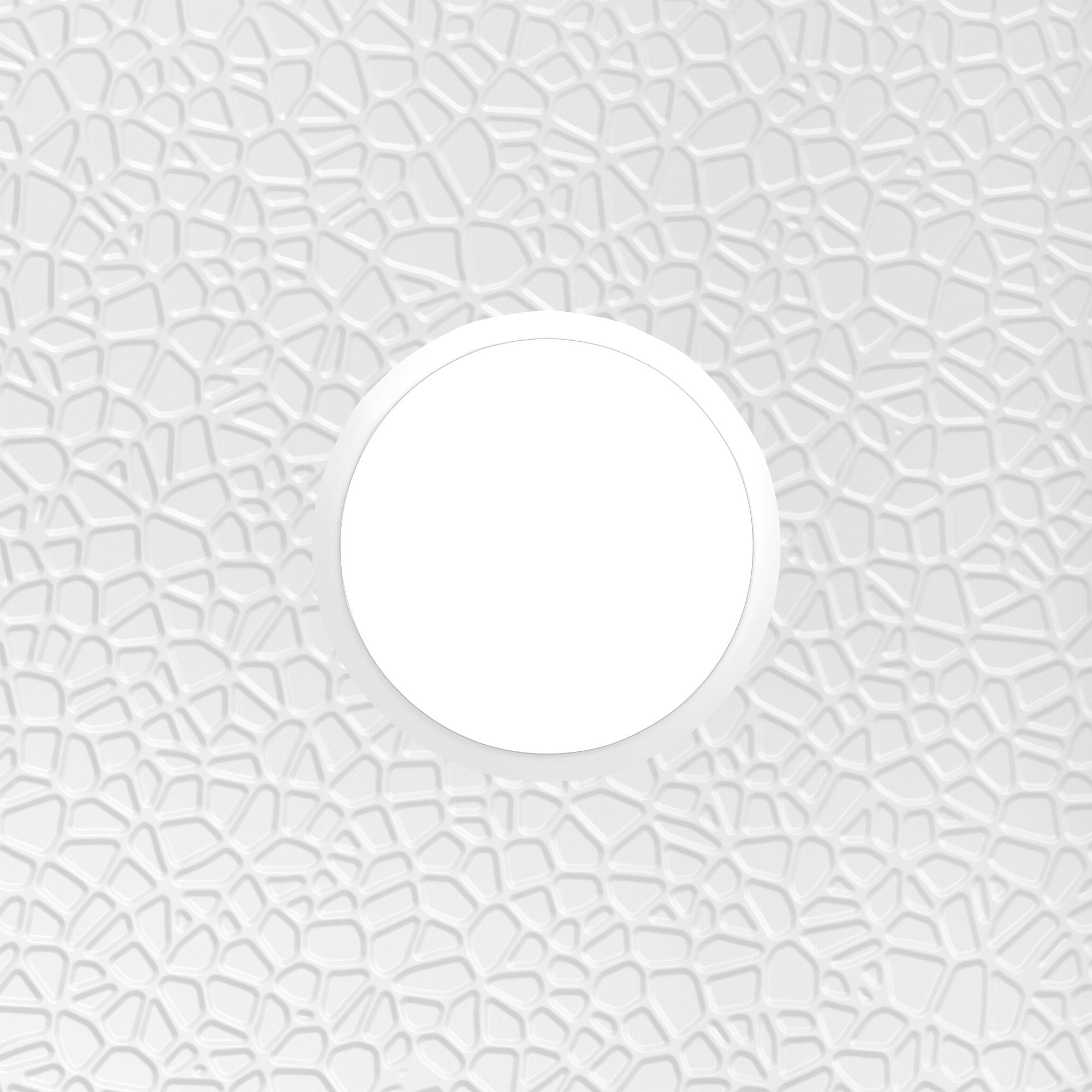 DreamLine DreamStone 36 inch D x 36 inch W Center Drain Shower Base and Traditional Subway Wall Kit