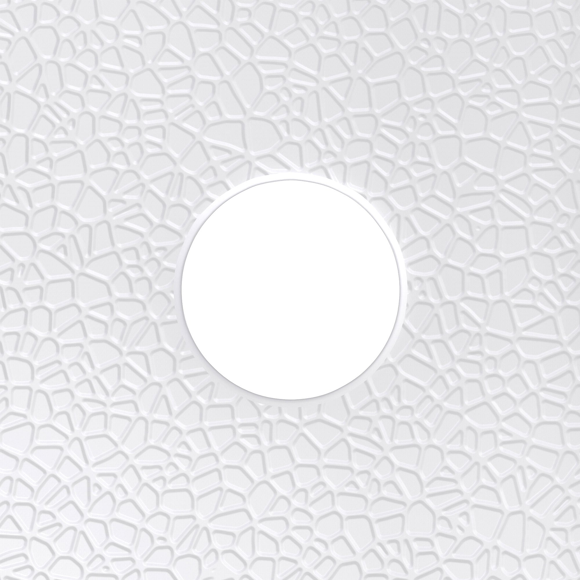 DreamLine DreamStone 38 inch D x 38 inch W Center Drain Shower Base