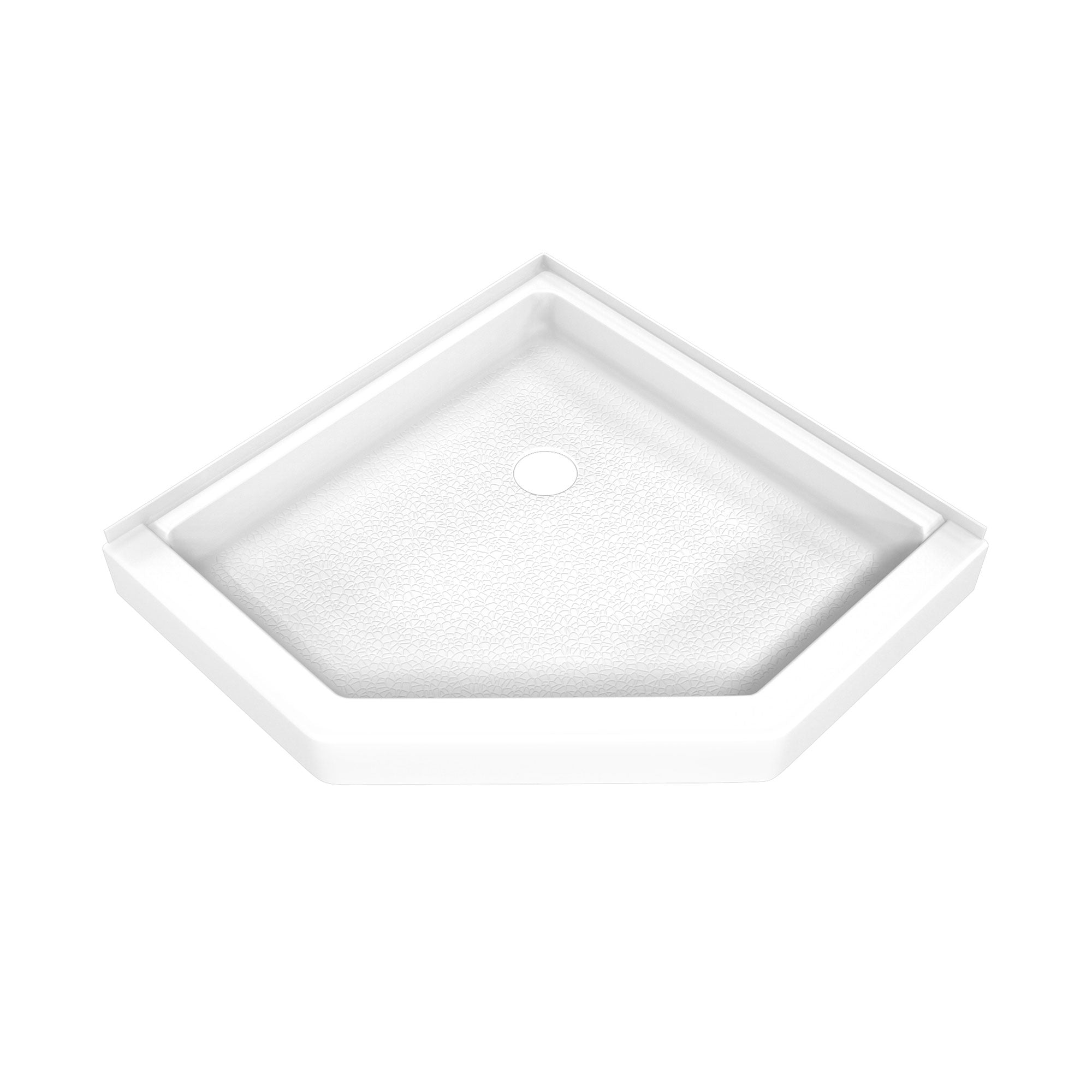 DreamLine DreamStone 38 inch D x 38 inch W Center Drain Shower Base