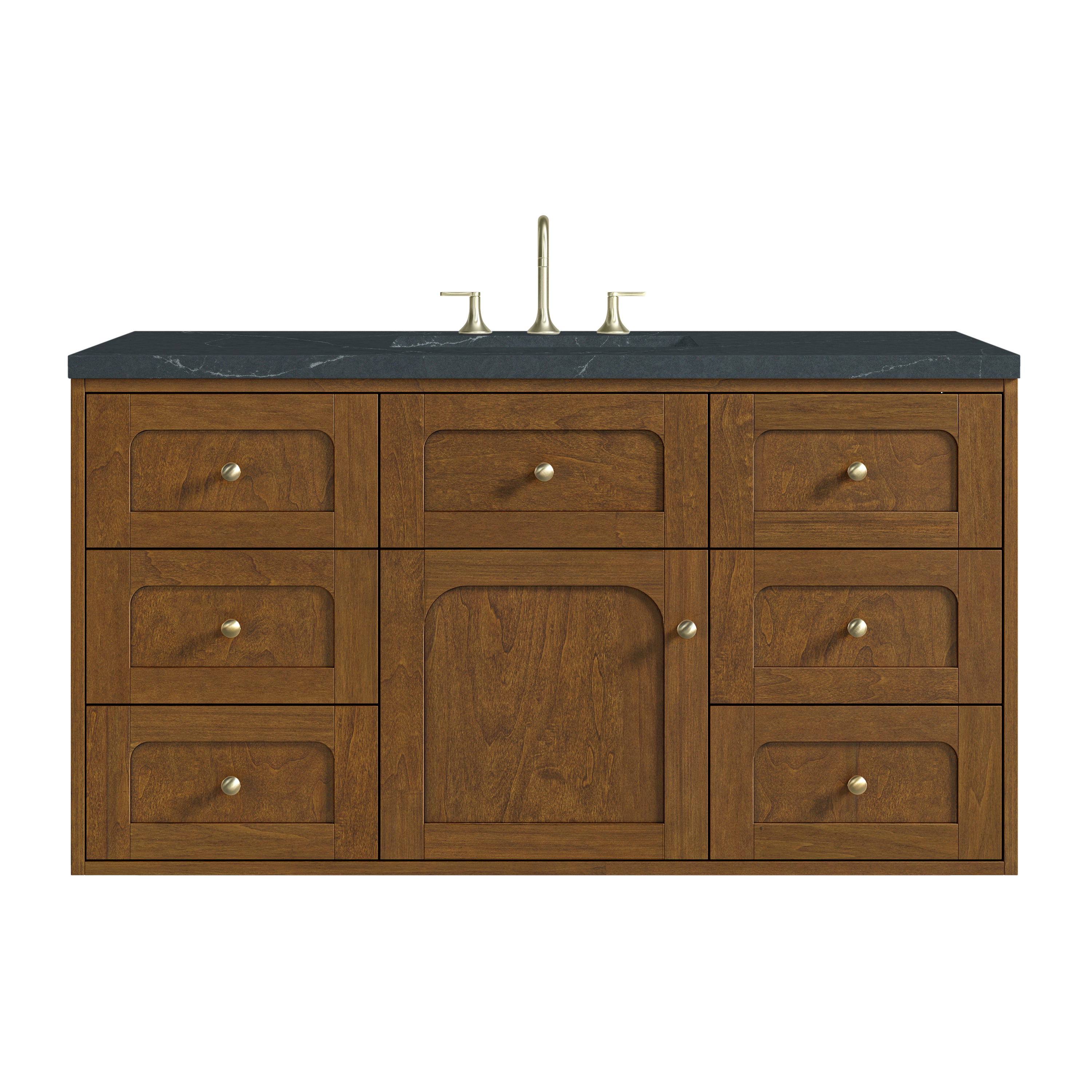 James Martin Laurent 48" Single Vanity in Honey Oak with 3cm Countertop