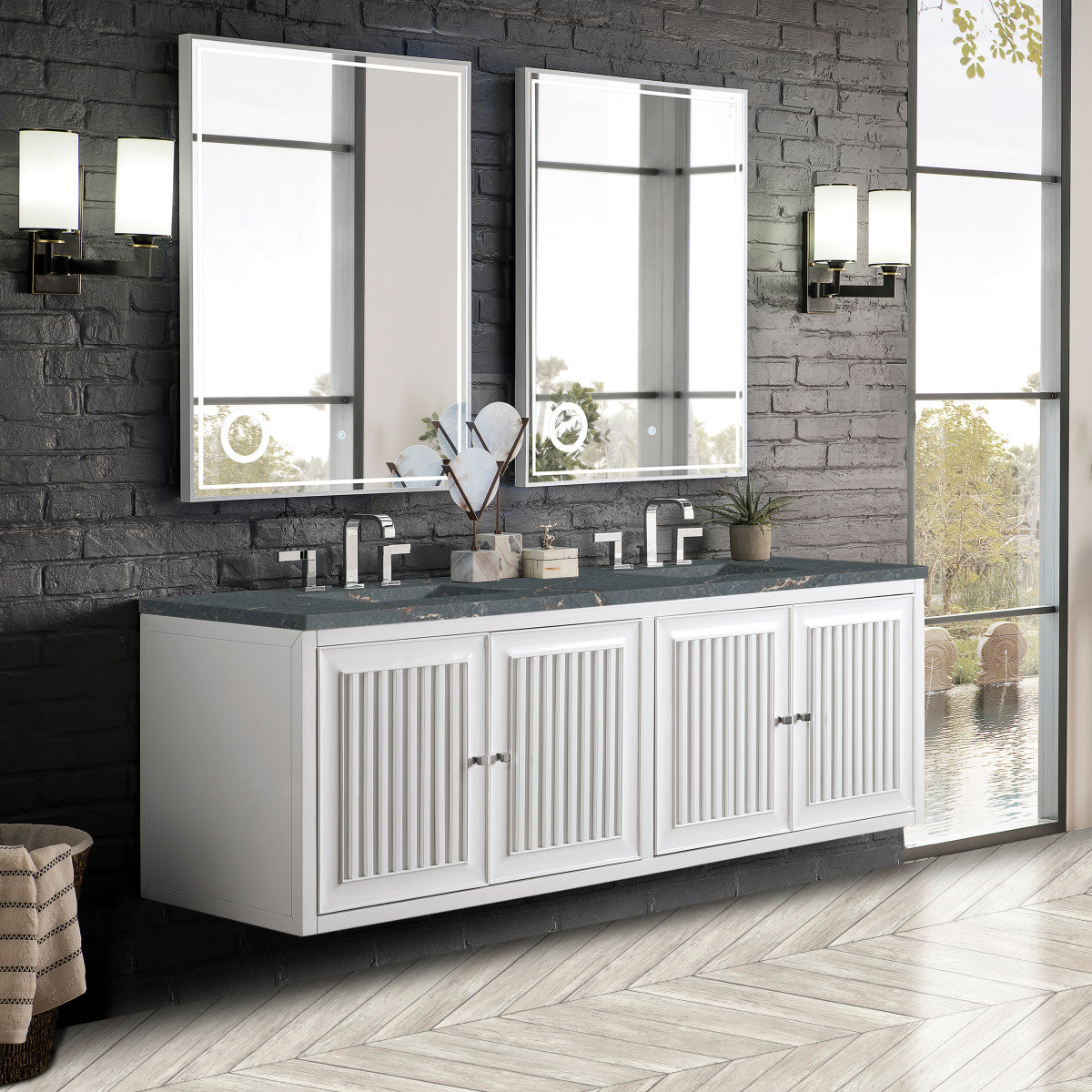 Athens 72" Double Vanity Cabinet