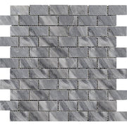 Bardiglio Polished Marble Mosaic Brick 1"X2"