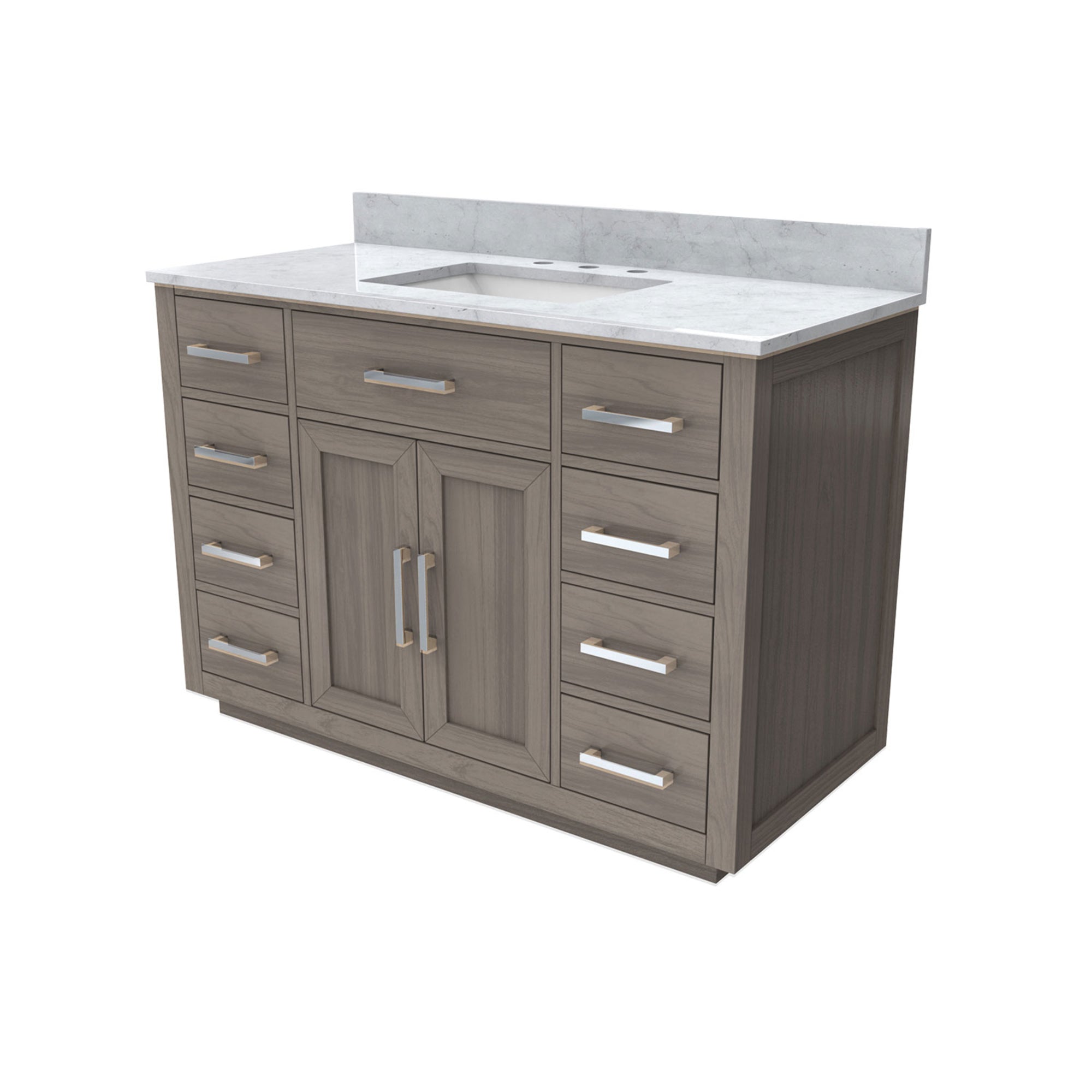 Dexterity 48" Vanity with Rectangular Sink