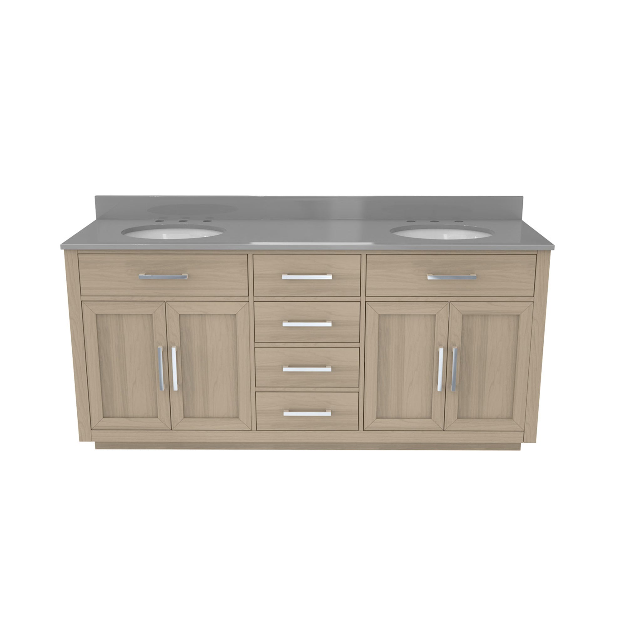 Dexterity 72" Vanity, Oval Sinks