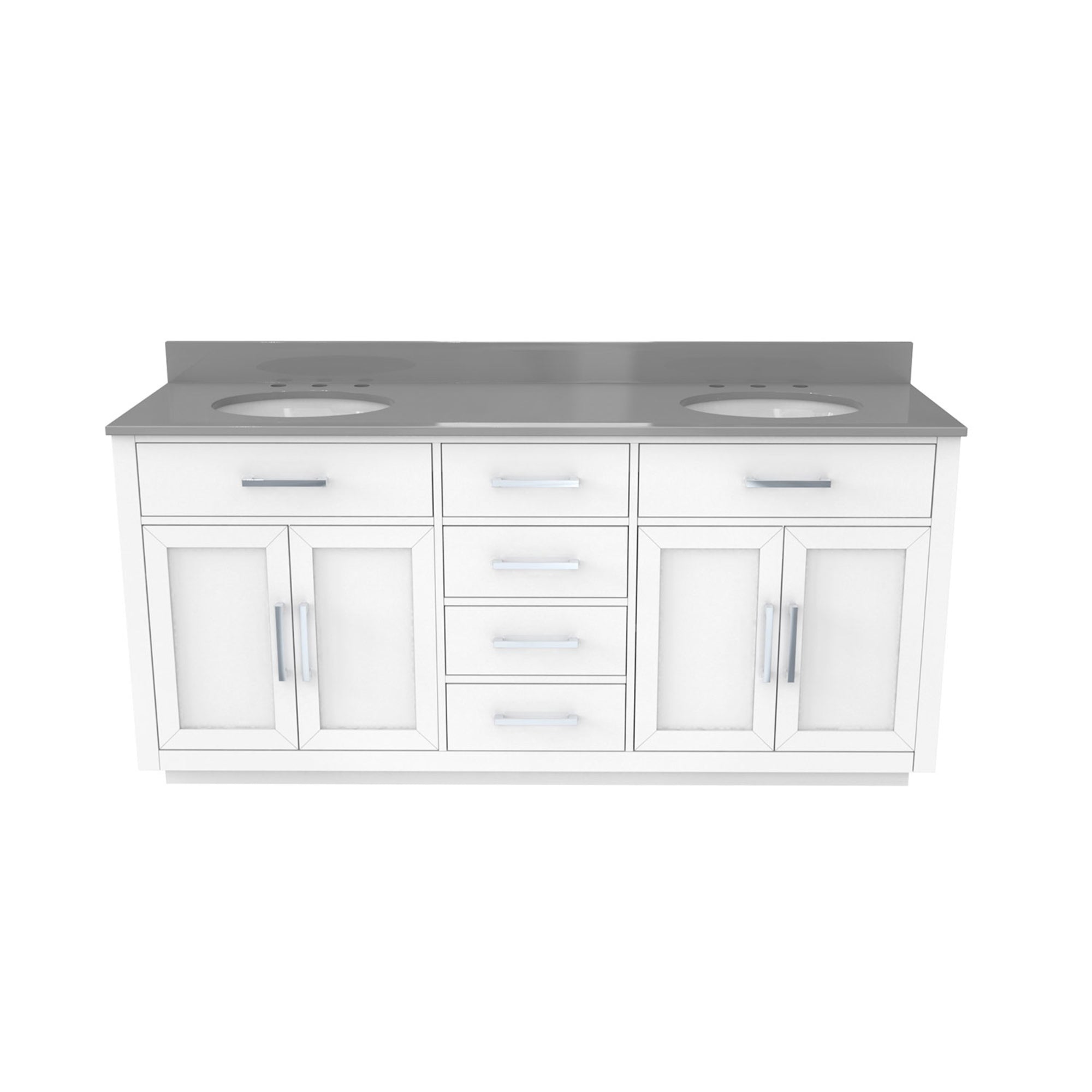 Dexterity 72" Vanity, Oval Sinks