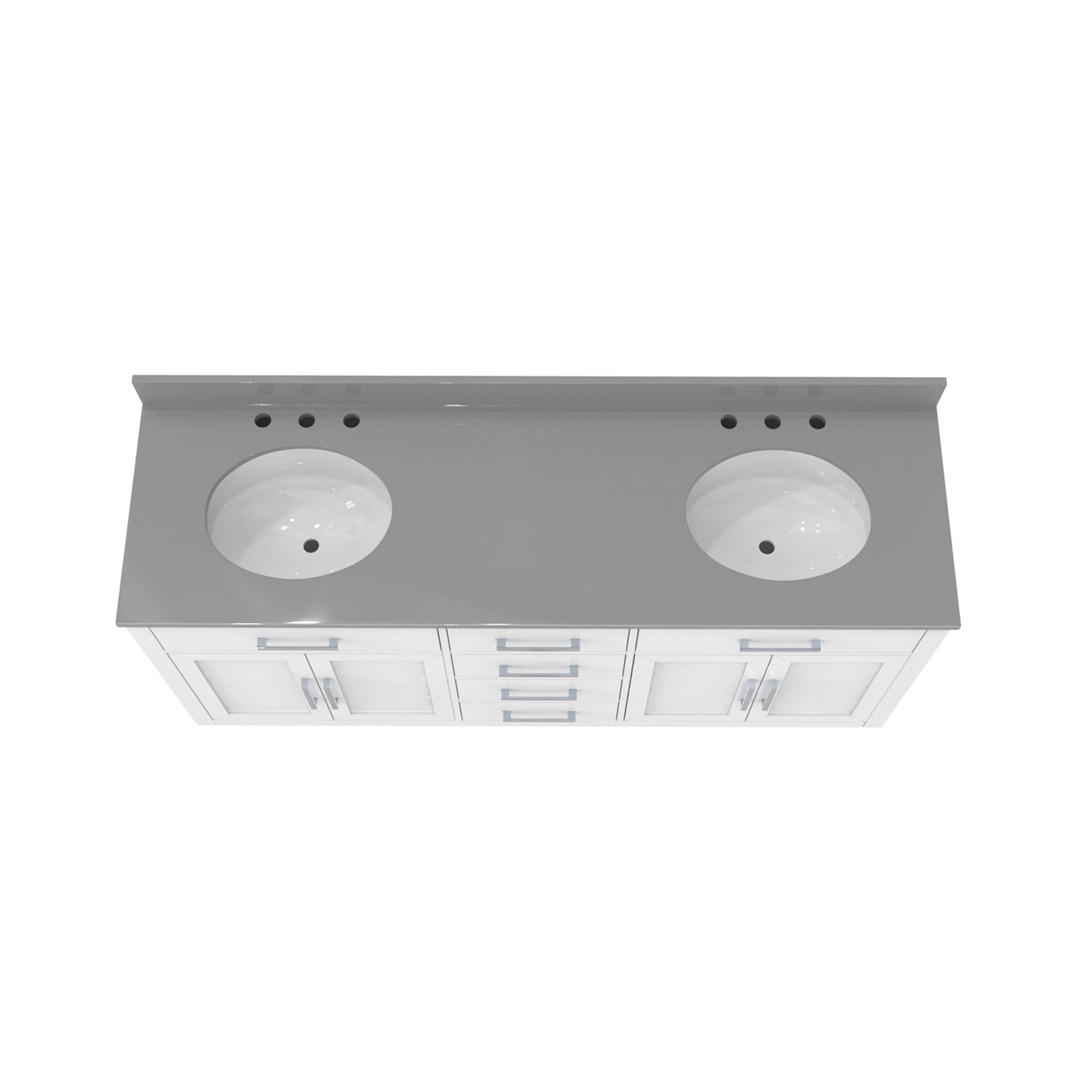 Dexterity 72" Vanity, Oval Sinks