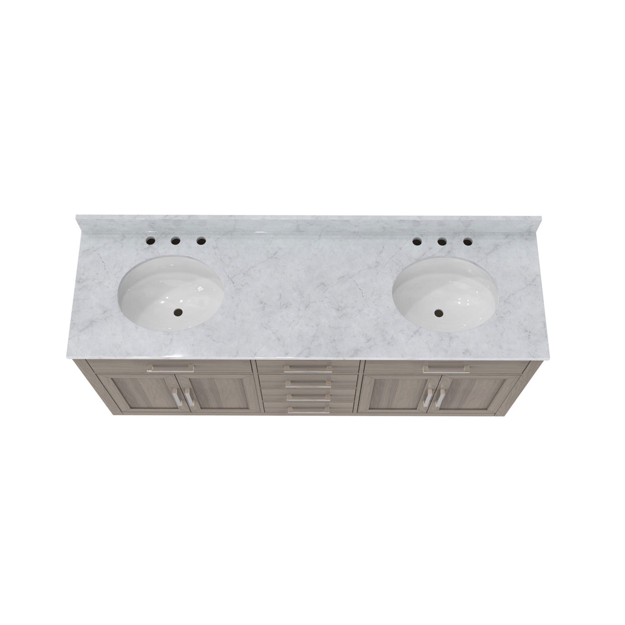 Dexterity 72" Vanity, Oval Sinks