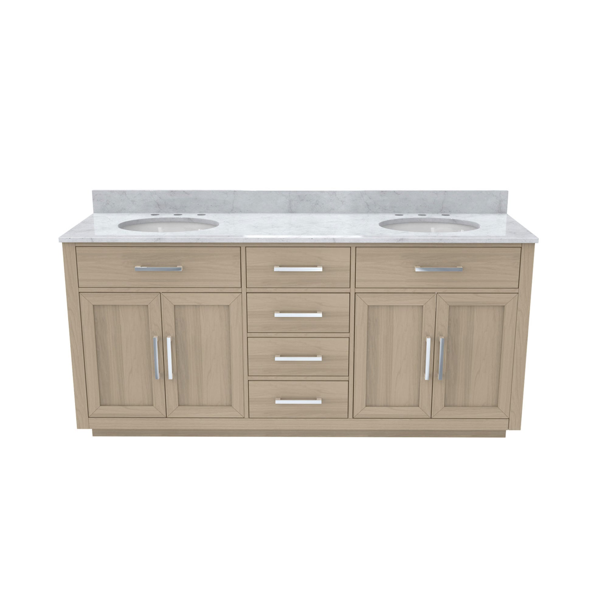 Dexterity 72" Vanity, Oval Sinks