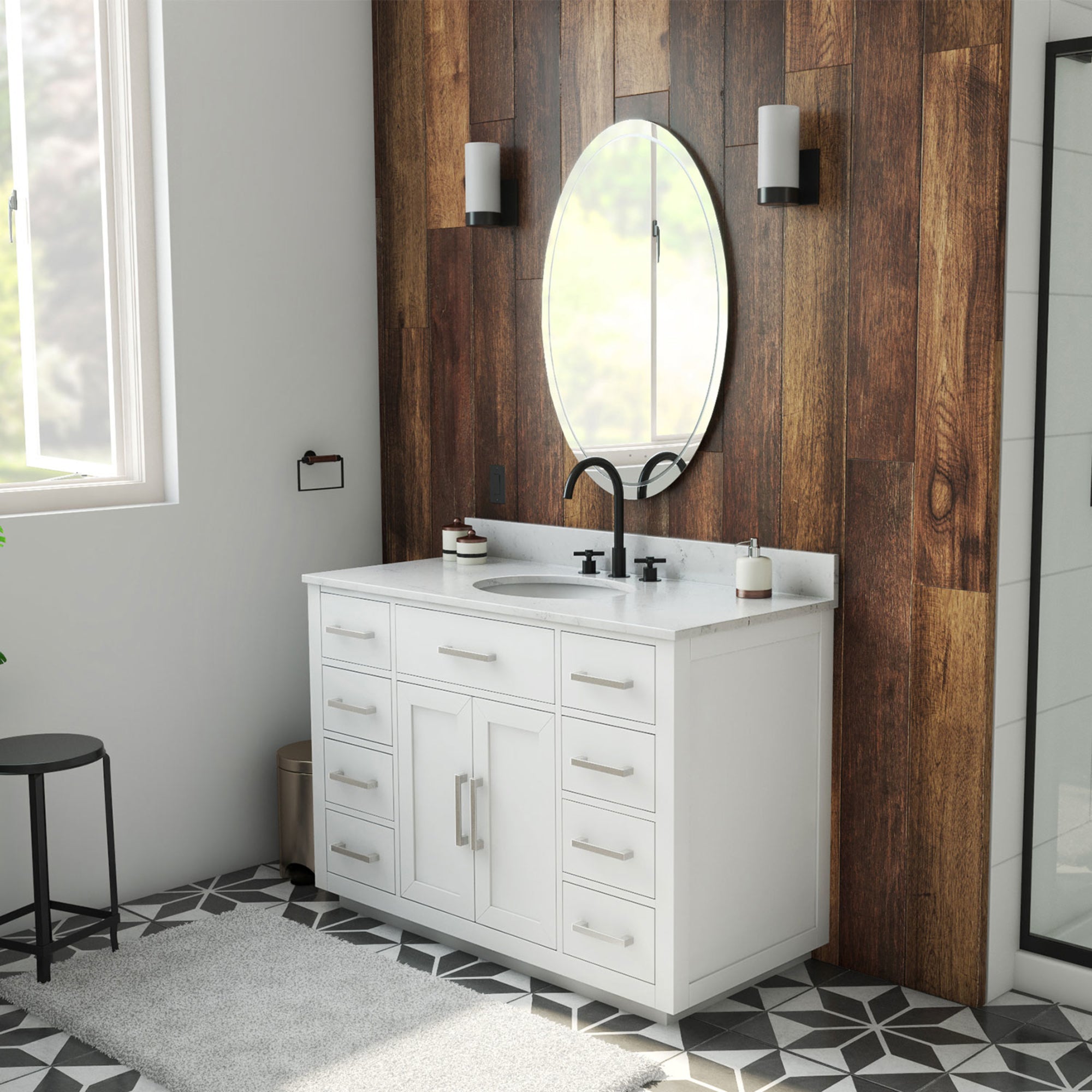 Dexterity 48" Vanity, Oval Sink