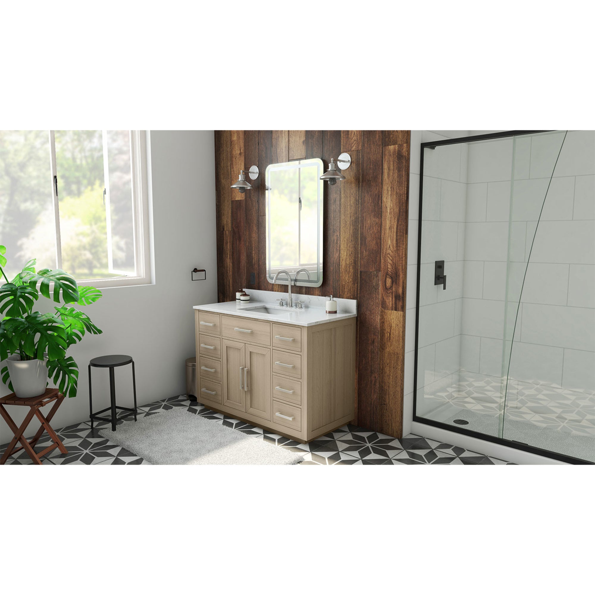 Dexterity 48" Vanity with Rectangular Sink