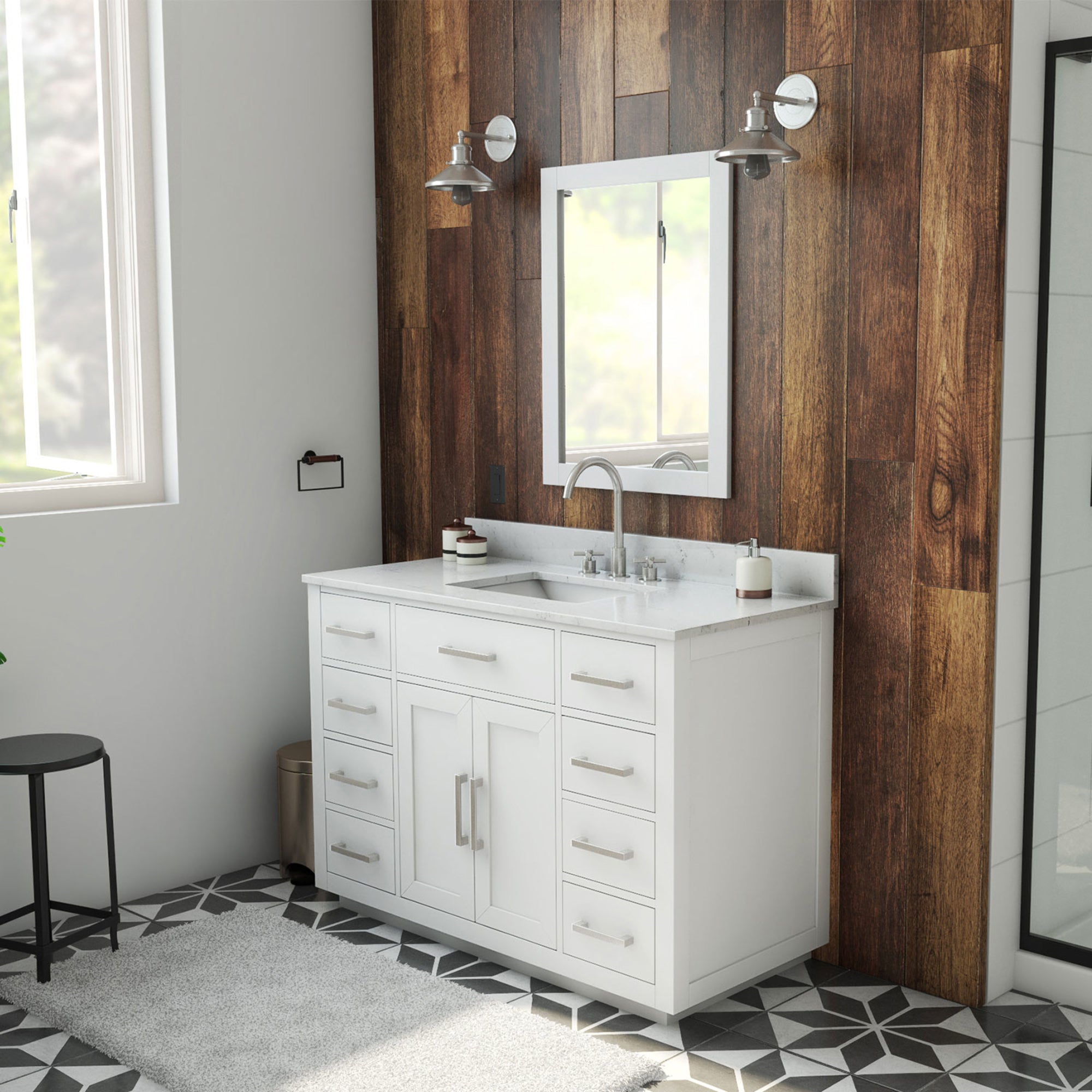 Dexterity 48" Vanity with Rectangular Sink