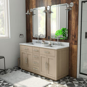 Dexterity 60" Vanity with Rectangular Sinks