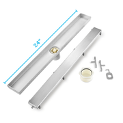 Bay Linear Drain Reversible 2 in 1 Grate