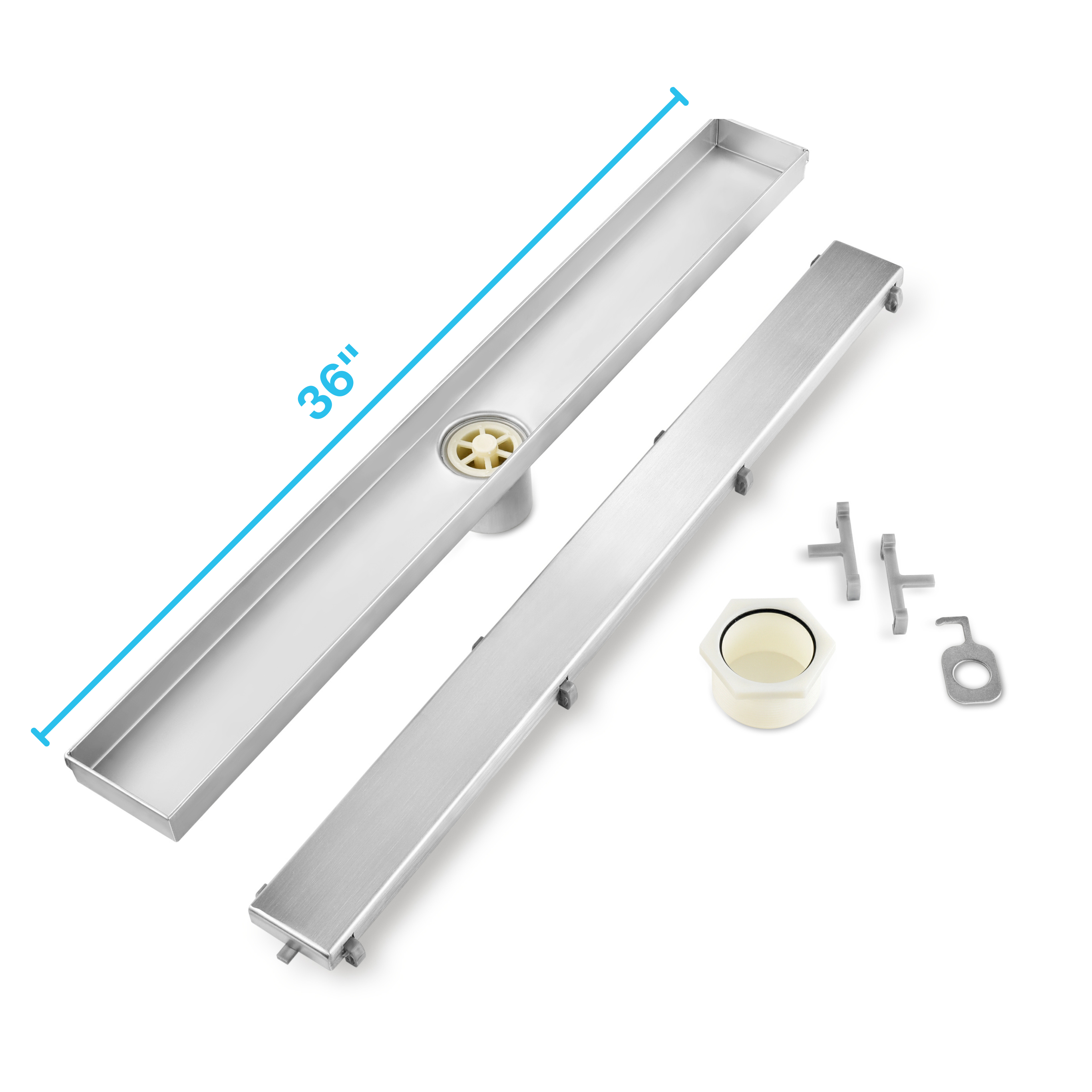 Bay Linear Drain Reversible 2 in 1 Grate