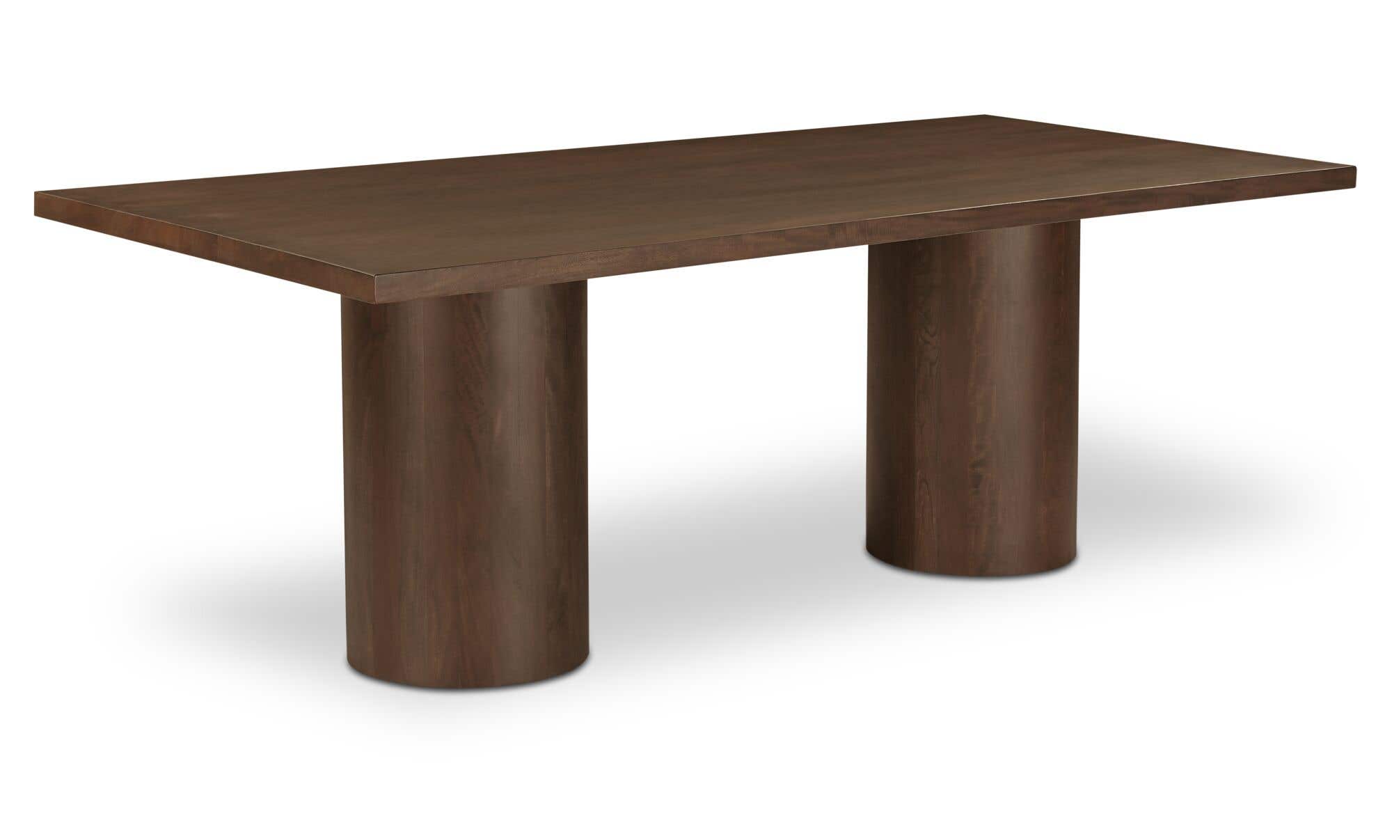 Moes Hadley Dining Table Small Warm Brown BB-1047
