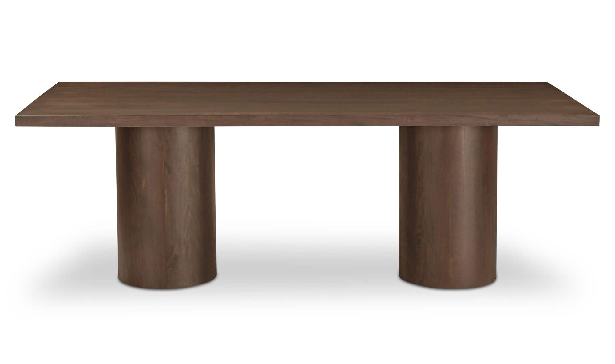 Moes Hadley Dining Table Small Warm Brown BB-1047