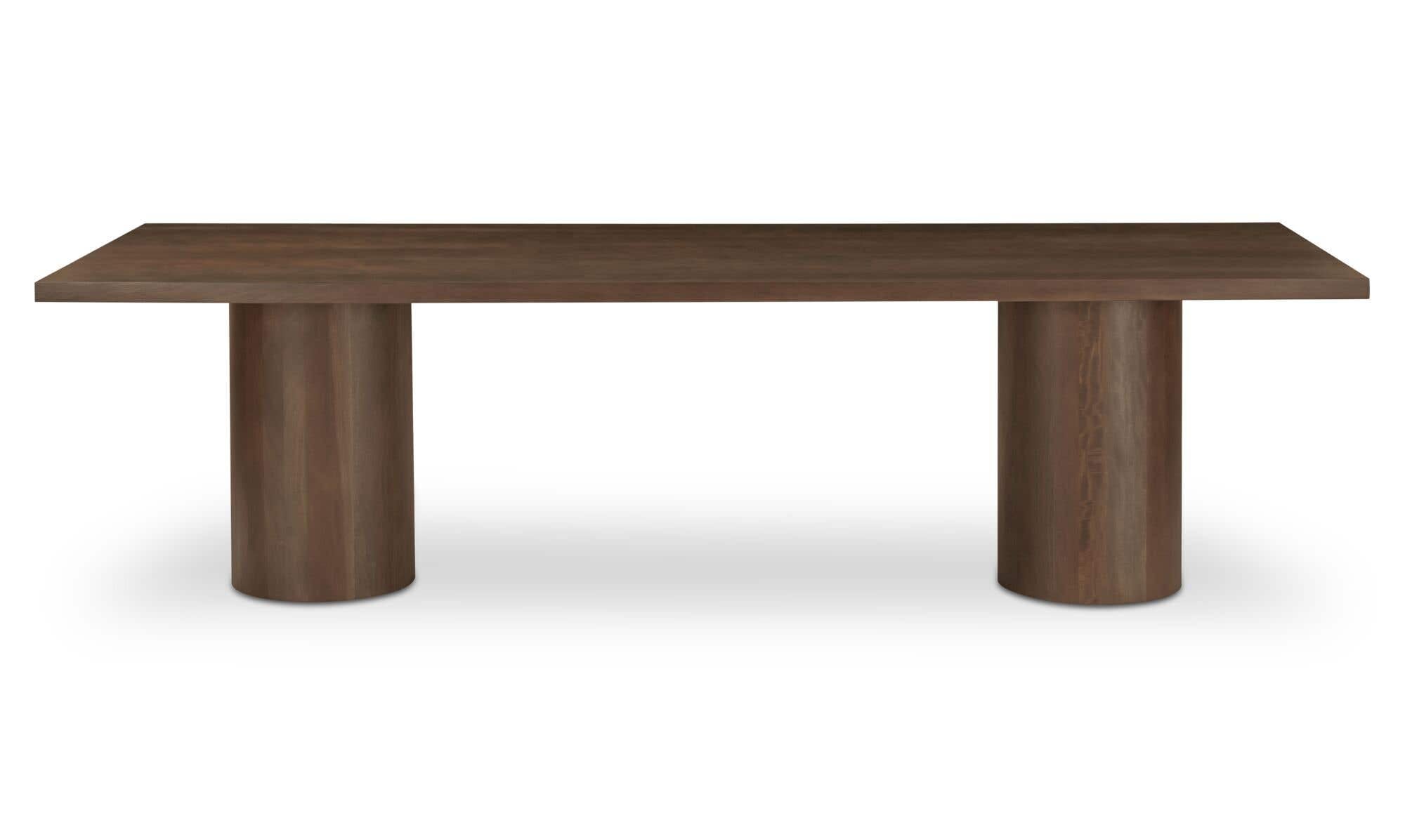 Moes Hadley Dining Table Large Warm Brown BB-1048