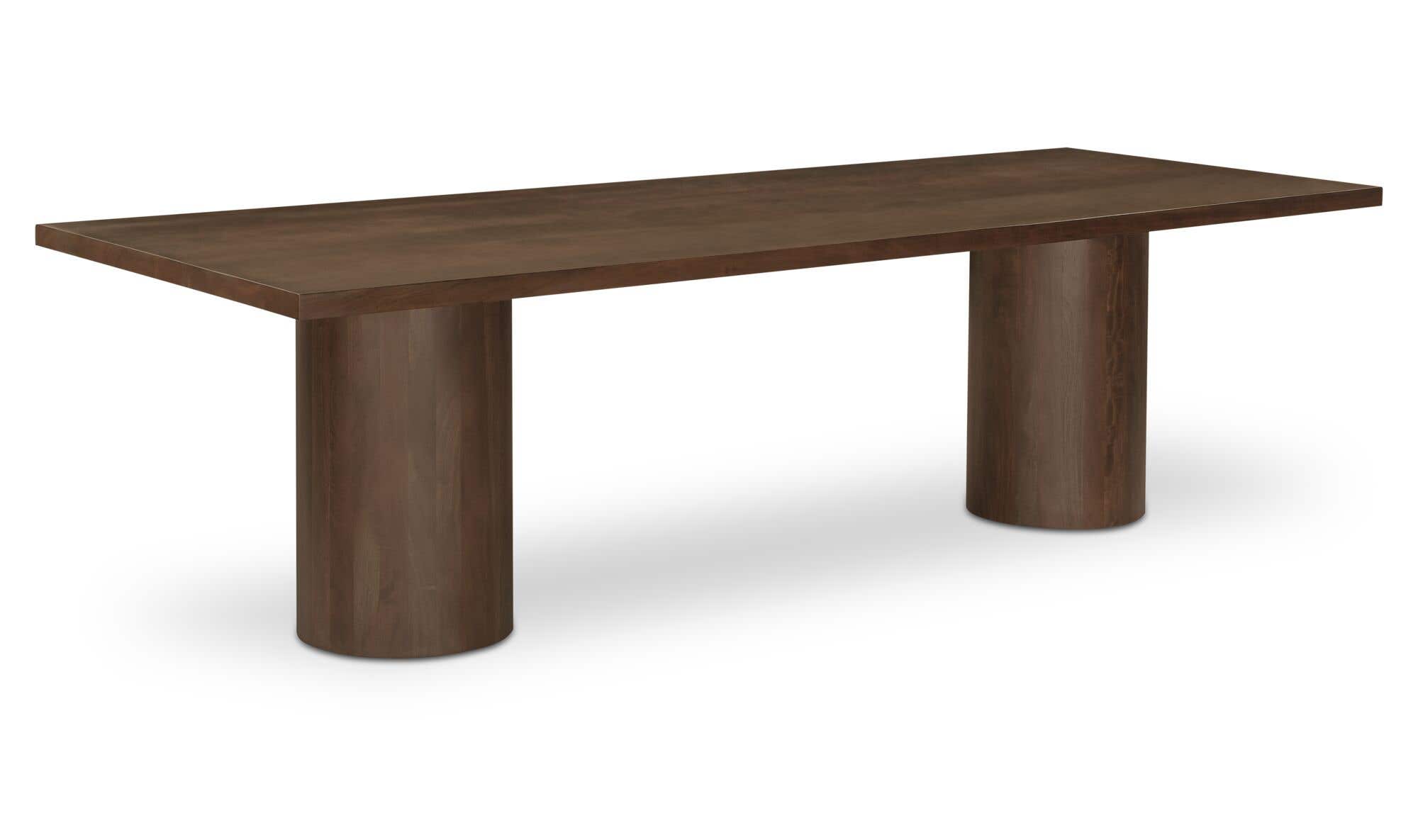 Moes Hadley Dining Table Large Warm Brown BB-1048