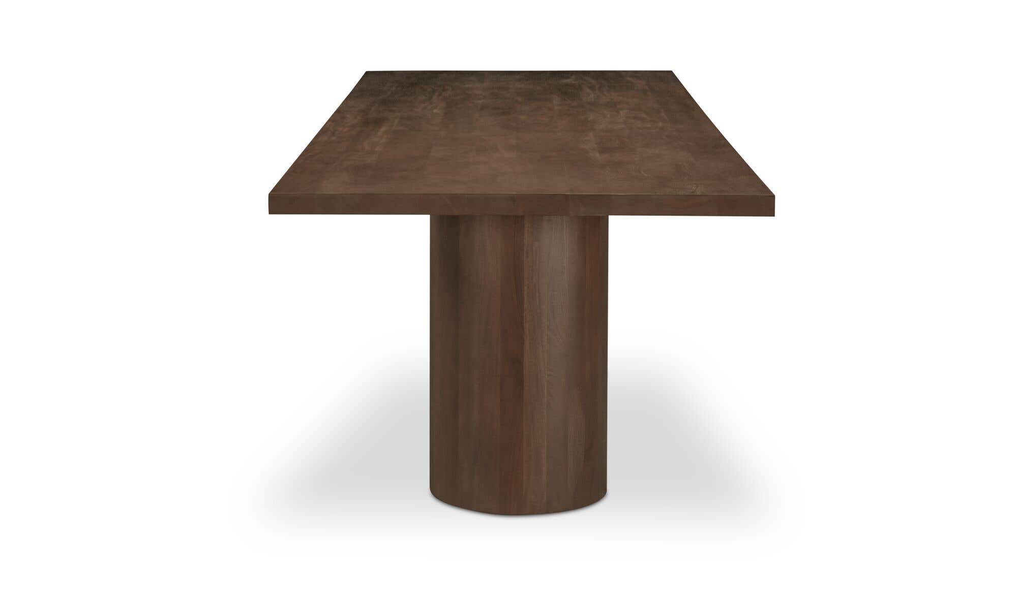 Moes Hadley Dining Table Large Warm Brown BB-1048