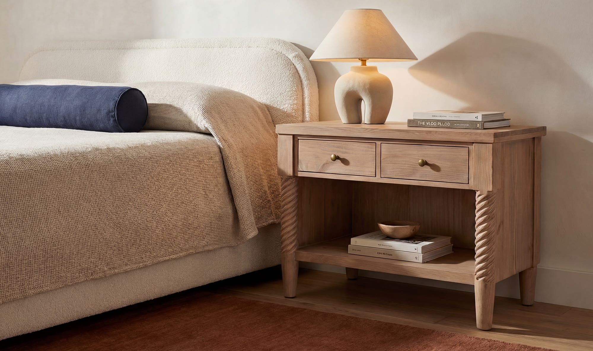 Moes Joni Nightstand Natural BB-1051