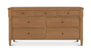 Moes Joni 7 Drawer Dresser Natural BB-1052