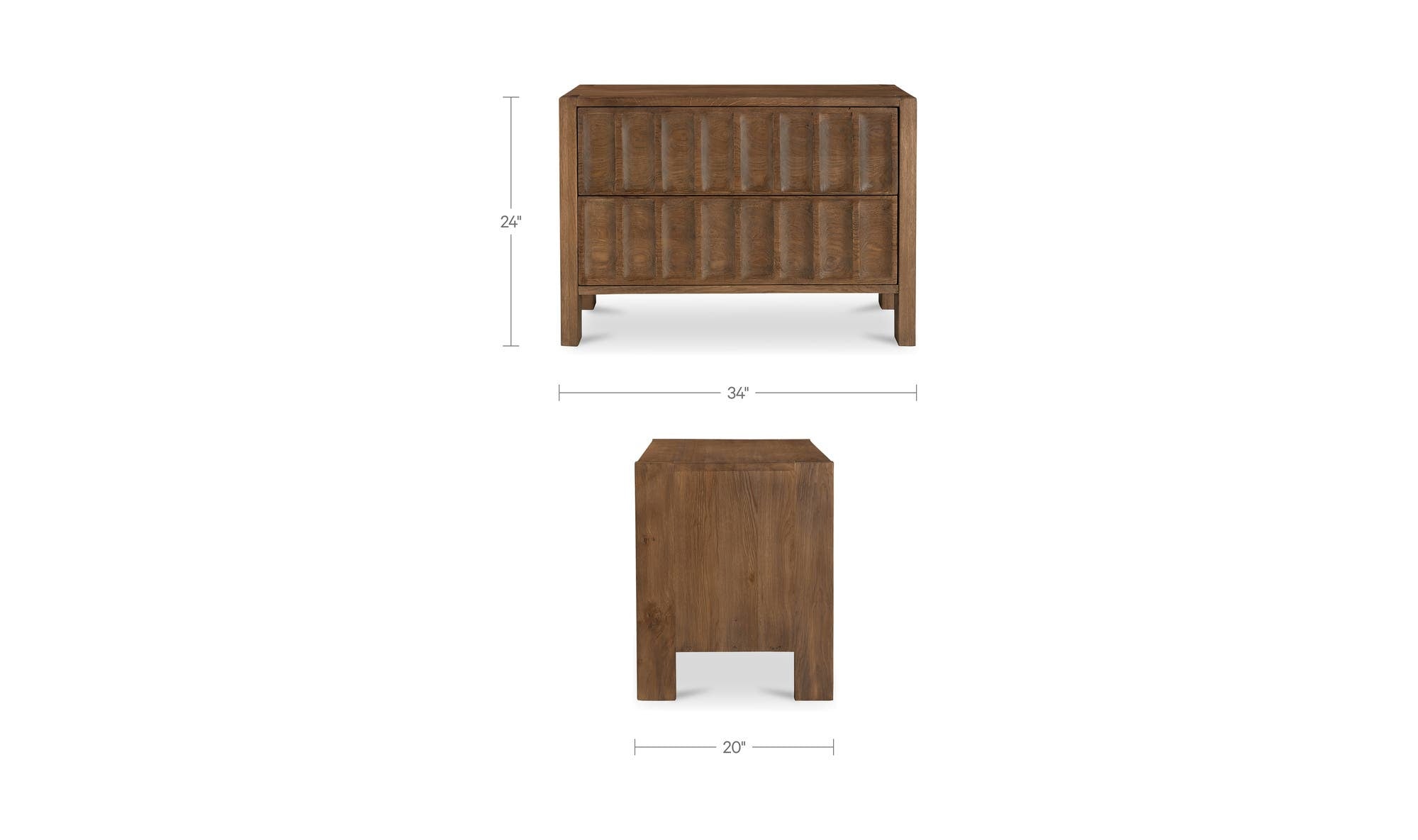 Moes Roland Nightstand BB-1053