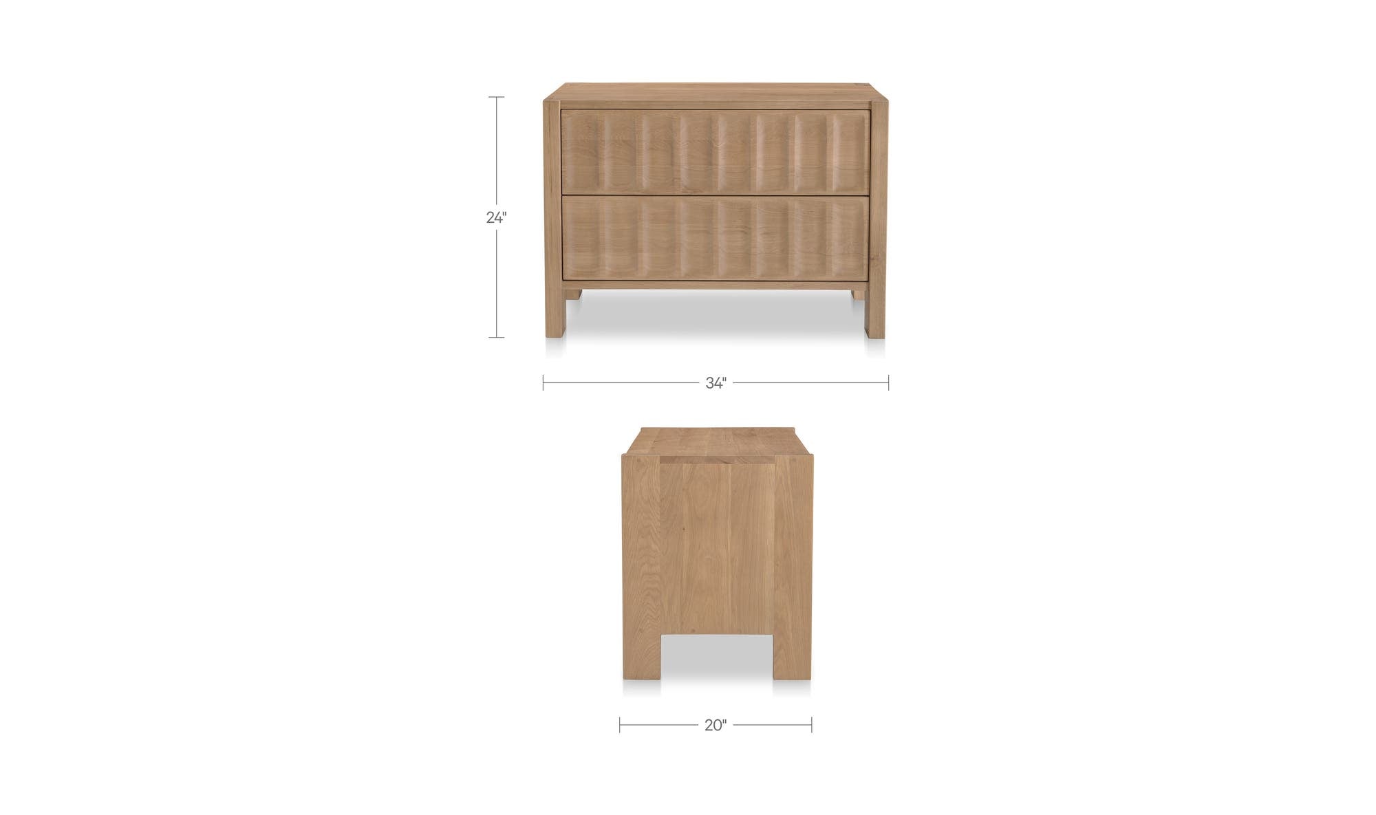 Moes Roland Nightstand BB-1053