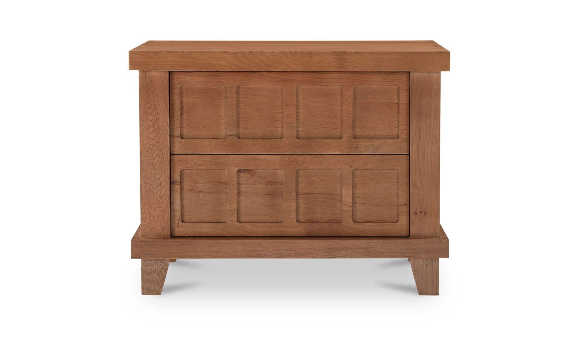 Moes Enya Nightstand Oak BB-1056