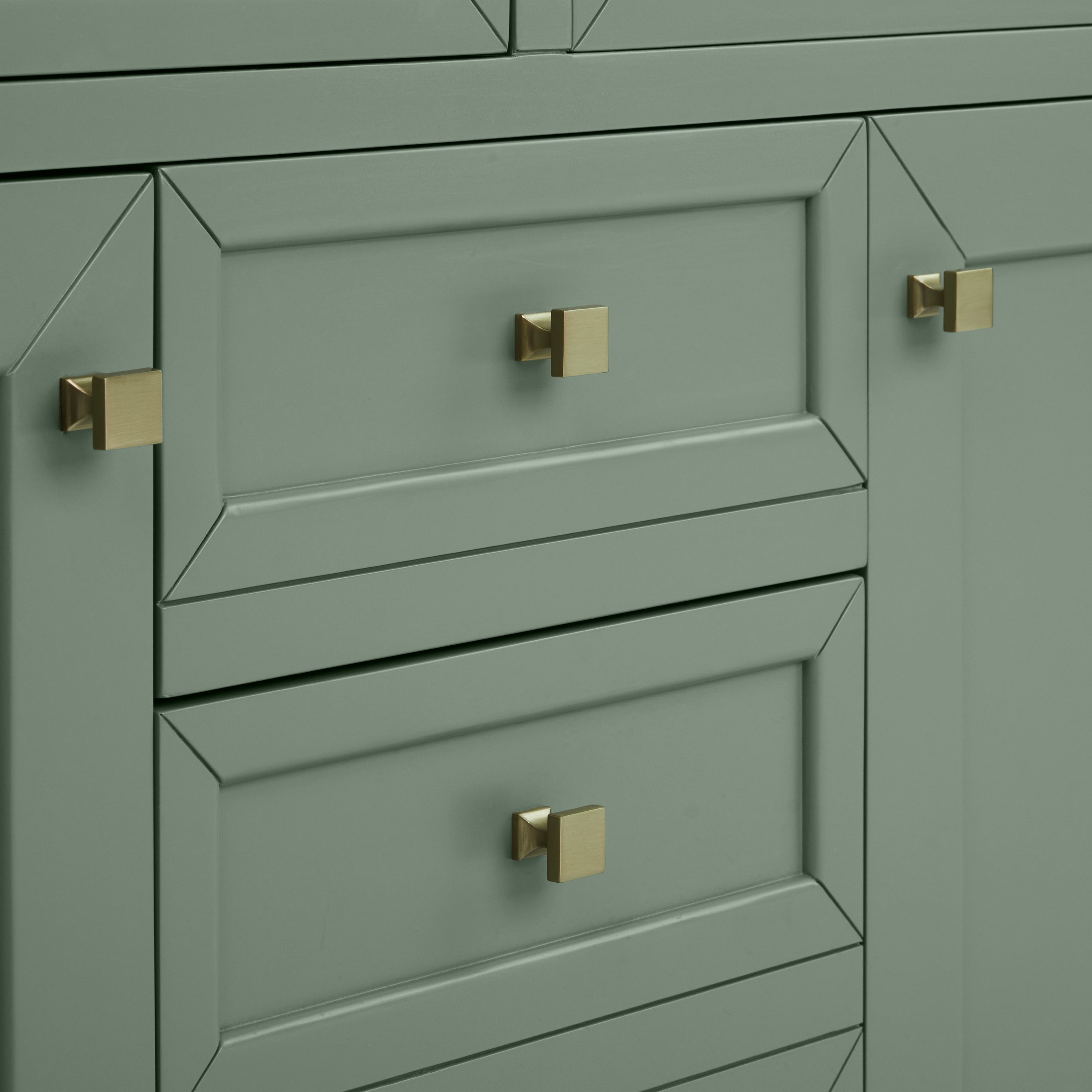 James Martin Chicago 48" Single Vanity in Smokey Celadon with 3cm Countertop