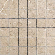 Bursa Beige Polished Marble Mosaic Square 2"X2"