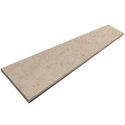 Bursa Beige Polished Marble Door Threshold Saddle 6"X72" Both Sides Beveled