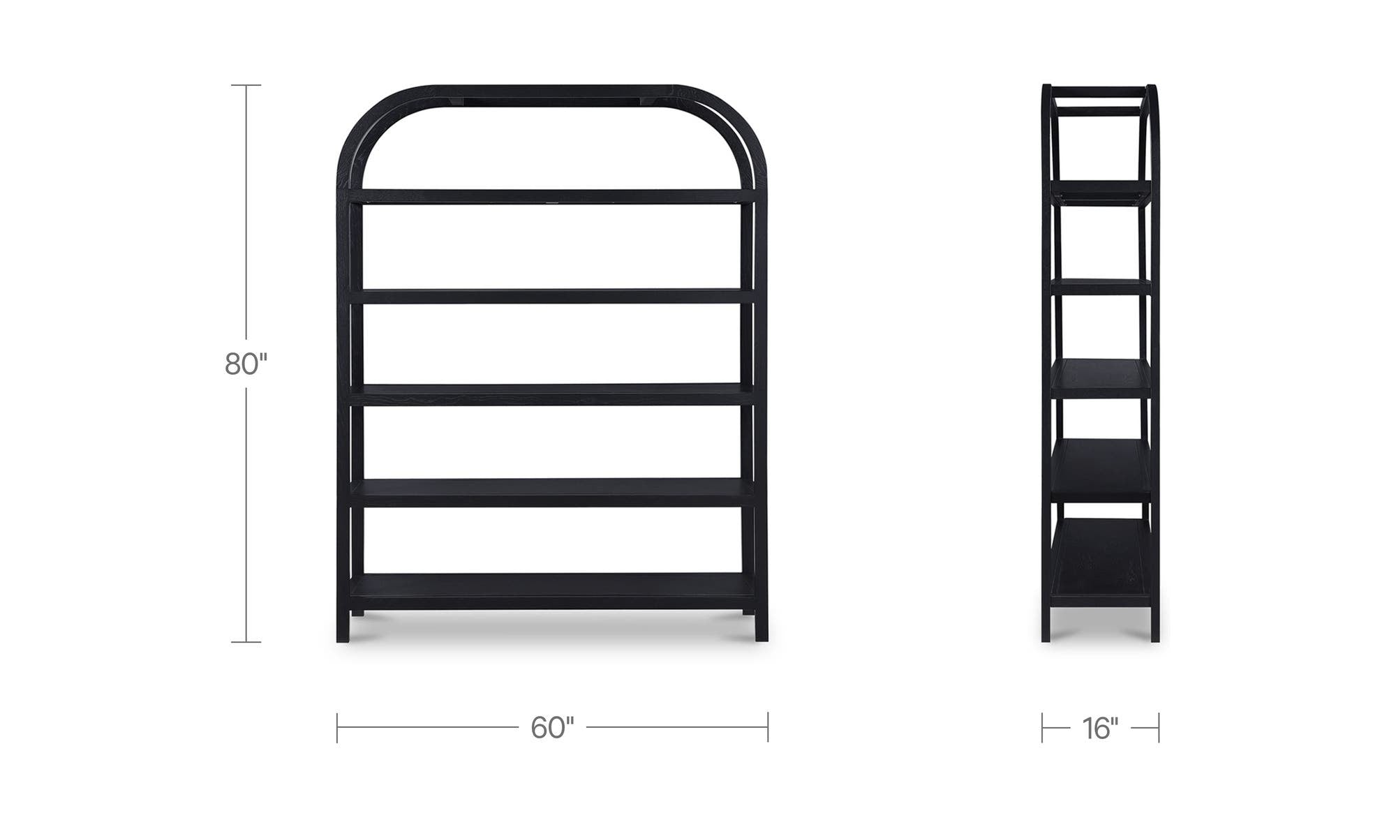 Moes Eero Bookcase Large BC-1158