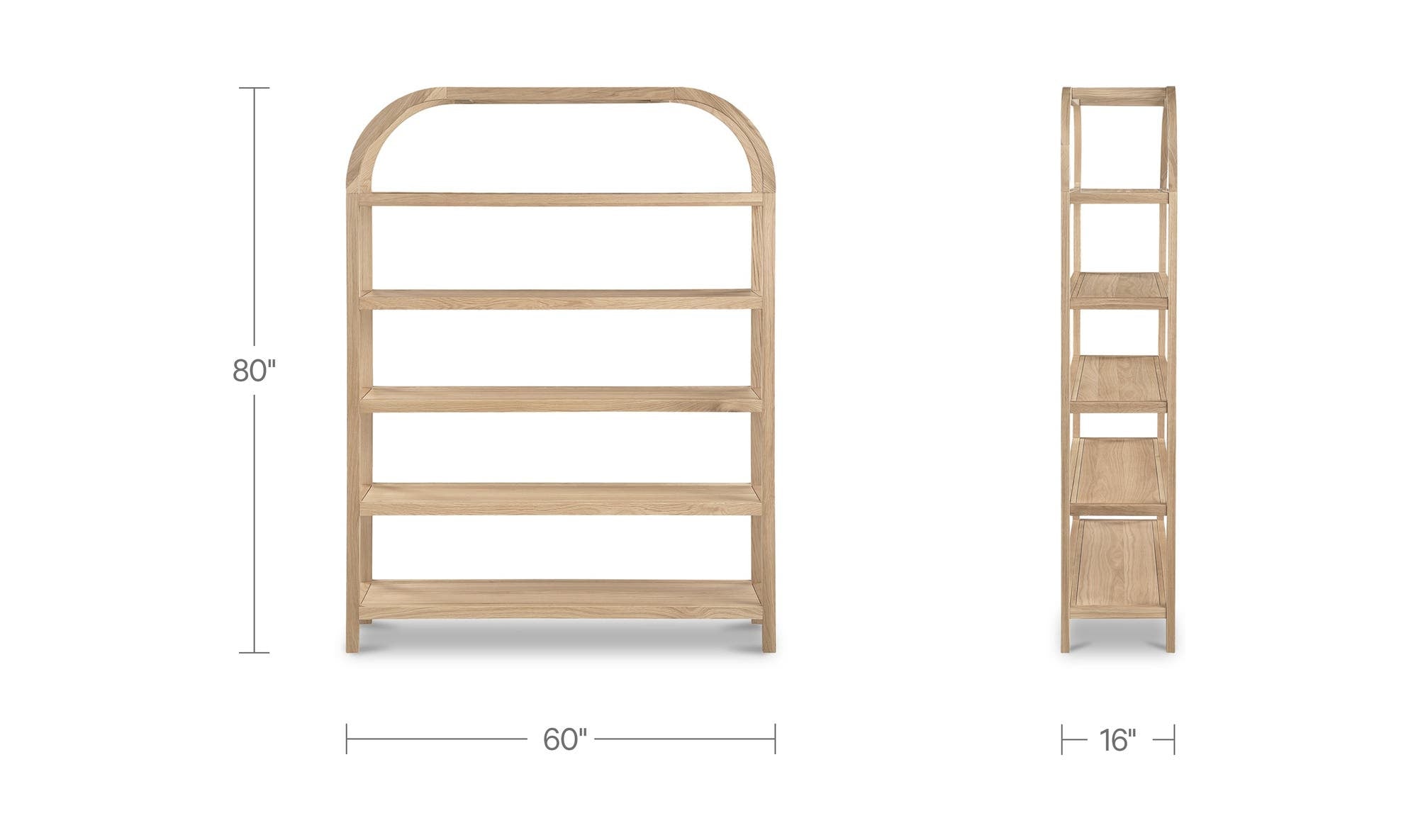Moes Eero Bookcase Large BC-1158