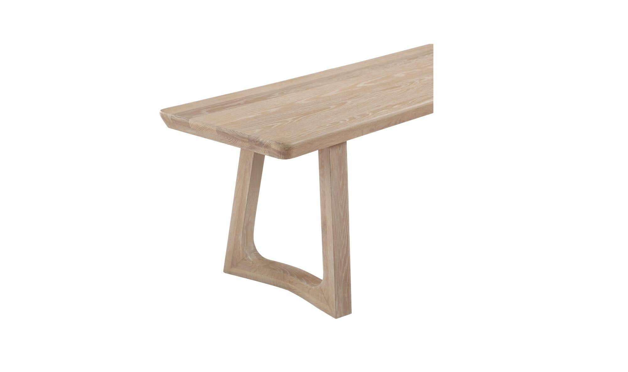 Moes Silas Dining Bench Oak BC-1160