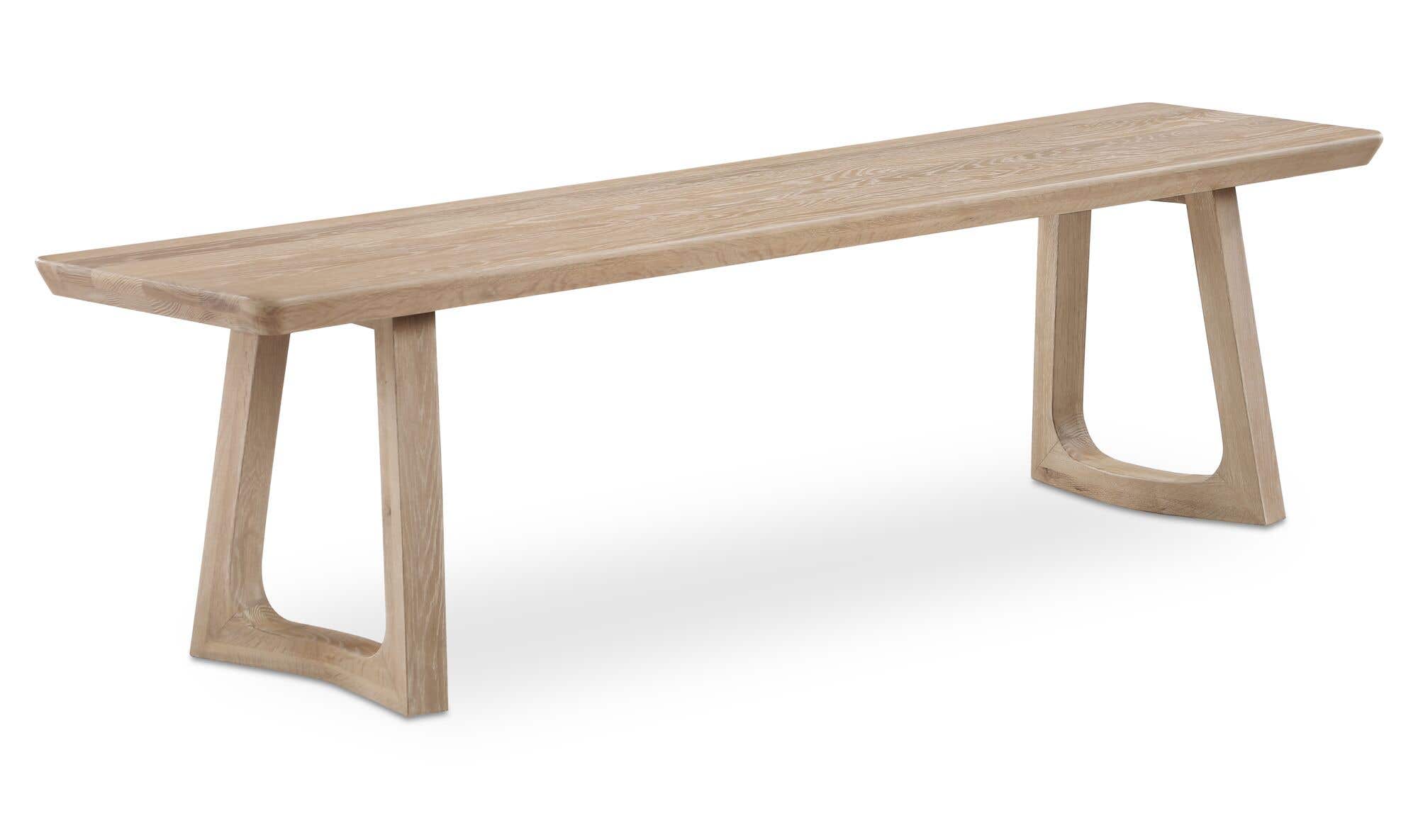 Moes Silas Dining Bench Oak BC-1160