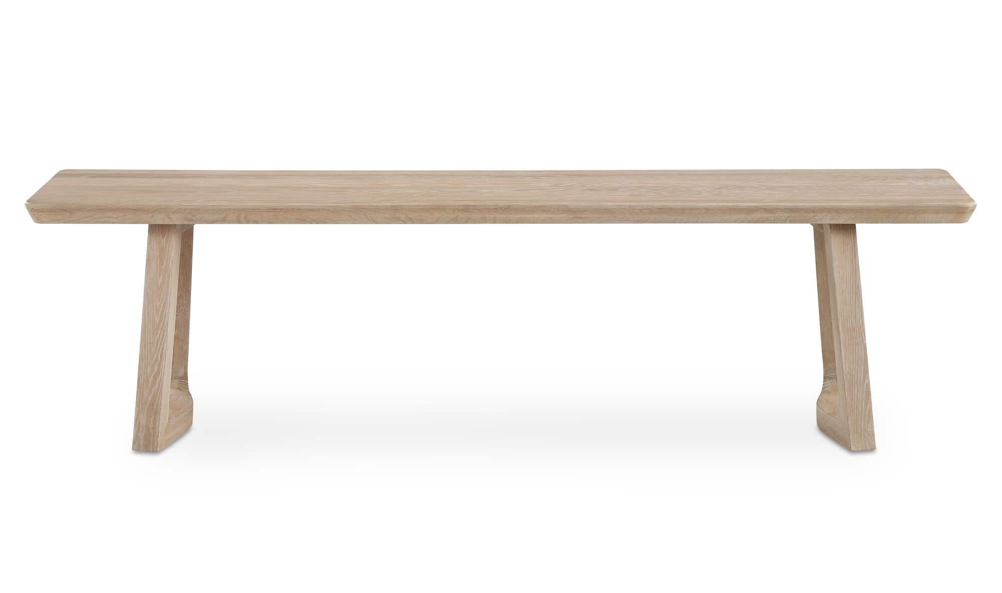 Moes Silas Dining Bench Oak BC-1160