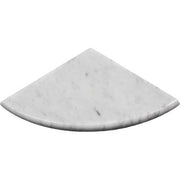 Bianco Carrara Polished Marble Corner Shelf 9"X9"