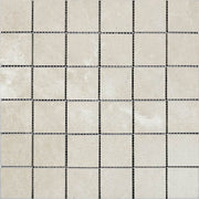 Botticino Polished Marble Mosaic Square 2"X2"