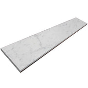 Bianco Carrara Polished Marble Door Threshold Saddle 4"X36" Both Sides Beveled
