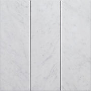 Bianco Carrara Polished Marble Tile 4"X12"