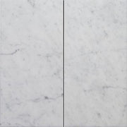 Bianco Carrara Polished Marble Tile 6"X12"