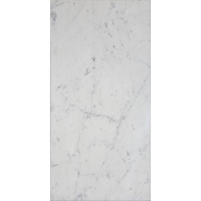 Bianco Carrara Polished Marble Tile 12"X24"
