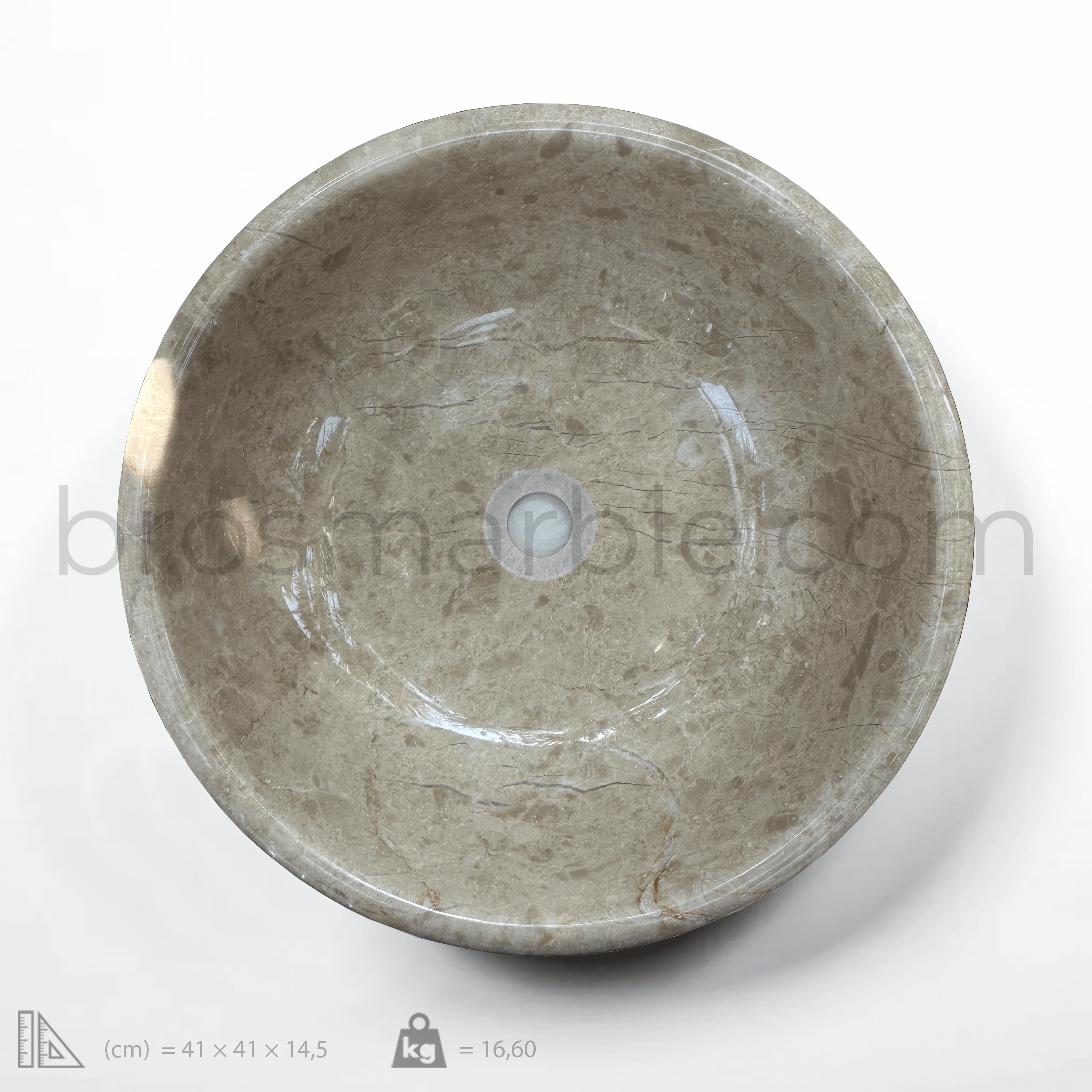 Beige Marble Sink